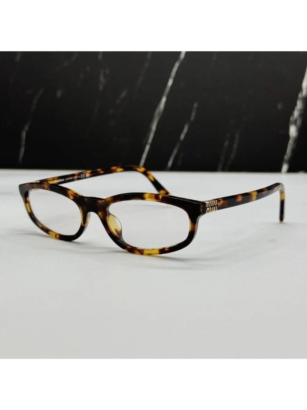 New Miu Miu  MU A06S 14L08N Havana Eyeglasses MUA06S
